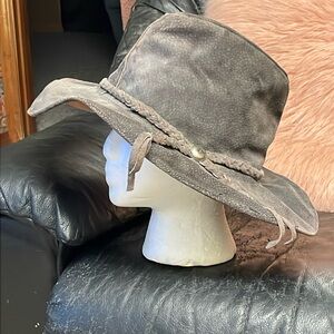 Vintage leather hat